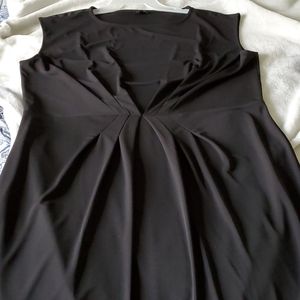 Talbots black jersey dress